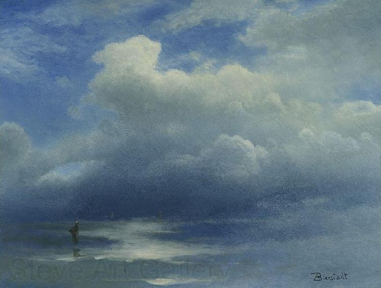 Albert Bierstadt Sea and Sky Norge oil painting art
